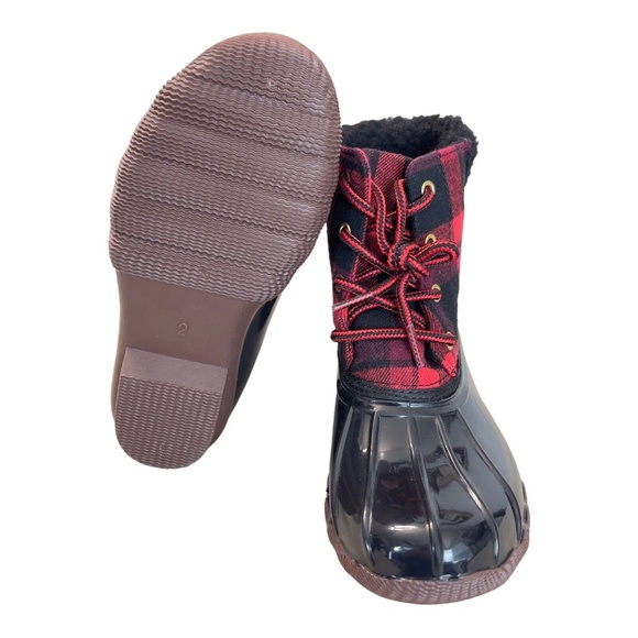 Jessica Carlyle Size 2 Duck Boot Lace Up Children Shoe - Picture 3 of 13